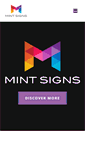 Mobile Screenshot of mintsigns.co.uk